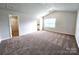Large bedroom with vaulted ceiling and walk-in closet at 414 Apex Cir, Shelby, NC 28152