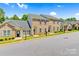 Front view of townhouses with brick and vinyl siding at 4198 Pickering Dr, Hickory, NC 28602