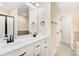 Double vanity bathroom with a soaking tub and separate shower at 4198 Pickering Dr, Hickory, NC 28602