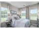 Bedroom with window and view of backyard at 1979 Tupelo Grove Ln, Gastonia, NC 28054