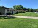 Ranch style home with a large, grassy front yard at 9400 Sandburg Ave, Charlotte, NC 28213