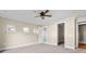 Spacious bedroom with carpeted floors and ceiling fan at 101 Mcalway Rd, Charlotte, NC 28211