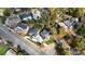 Aerial view showing home's location and surrounding neighborhood at 101 Mcalway Rd, Charlotte, NC 28211