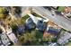 Aerial view of two new homes under construction at 101 Mcalway Rd, Charlotte, NC 28211