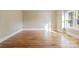 Bright home office with hardwood floors and a large window at 101 Mcalway Rd, Charlotte, NC 28211