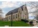 St. Gabriel's Catholic Church with a large rose window at 1513 Waverly Ave, Charlotte, NC 28203