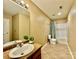 Clean bathroom with tub shower, toilet and vanity at 422 Bougainvillea Ct, Monroe, NC 28110