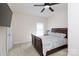 Spacious bedroom with carpeted floors and ceiling fan at 3617 Venetian Way, York, SC 29745