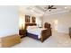 Main bedroom with king-size bed, ensuite bathroom access, and ample space at 3617 Venetian Way, York, SC 29745