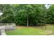 Private backyard with fenced-in area and lush greenery at 3617 Venetian Way, York, SC 29745