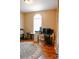 Bright home office features hardwood floors and an arched window at 4642 King Crowder Dr, Gastonia, NC 28052