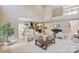 Two-story great room with open floor plan and kitchen access at 4023 Randolph Rd, Charlotte, NC 28211