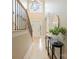 Elegant entryway with hardwood floors and a modern console table at 4023 Randolph Rd, Charlotte, NC 28211
