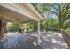 Spacious deck with wooden railings, offering a relaxing outdoor space at 810 Hampton St, Shelby, NC 28152
