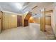 Spacious finished basement with wood paneling and tile floors at 810 Hampton St, Shelby, NC 28152