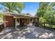 Large deck with brick house and backyard view at 810 Hampton St, Shelby, NC 28152