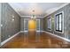 Bright office with hardwood floors and French doors at 2708 Chilton Pl, Charlotte, NC 28207