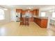 Open kitchen with an island and stainless steel appliances at 3040 Gilroy Dr, Indian Land, SC 29707