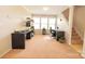Home office with built-in shelving and desk at 3040 Gilroy Dr, Indian Land, SC 29707