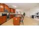 Modern kitchen with stainless steel appliances and an island at 3040 Gilroy Dr, Indian Land, SC 29707