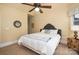 Bedroom with queen-size bed and ample natural light at 3240 Lake Pointe Dr, Belmont, NC 28012