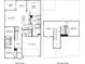 Two-story floor plan with open concept living and four bedrooms at 2011 Merida St, Charlotte, NC 28214