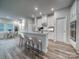 Modern kitchen featuring a large island and stainless steel appliances at 2011 Merida St, Charlotte, NC 28214