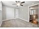 Bedroom with double doors leading to another room at 2120 Old Salisbury Concord Rd, Concord, NC 28025