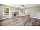 Spacious living room with hardwood floors and fireplace at 2120 Old Salisbury Concord Rd, Concord, NC 28025