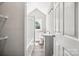 Clean bathroom with a tub, toilet, and vanity at 2120 Old Salisbury Concord Rd, Concord, NC 28025