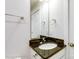 Clean bathroom with dark vanity and updated fixtures at 1465 Ardmore Dr # 237, Sherrills Ford, NC 28673