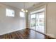 Bright breakfast nook with sliding glass doors leading to patio at 1465 Ardmore Dr # 237, Sherrills Ford, NC 28673