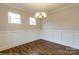 Formal dining room with hardwood floors and a chandelier at 1465 Ardmore Dr # 237, Sherrills Ford, NC 28673