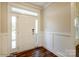 Bright entryway with hardwood floors and white wainscoting at 1465 Ardmore Dr # 237, Sherrills Ford, NC 28673