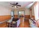 Living room features hardwood floors, and a view into other areas at 2491 Highway 274 Hwy, Cherryville, NC 28021