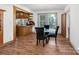 Cozy dining area with hardwood floors and a view into the kitchen at 2491 Highway 274 Hwy, Cherryville, NC 28021