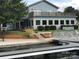 Two-story marina building with a waterfront deck at 332 Mount View Ln, New London, NC 28127