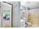Bathroom with vanity, toilet, and shower at 5610 Golden Pond Dr, Indian Trail, NC 28079