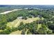 Aerial view of property showing home and large lot at 5610 Golden Pond Dr, Indian Trail, NC 28079