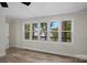 Bedroom with stunning lake view and wood floors at 144 Hickory Hollow Ln, Taylorsville, NC 28681