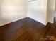 Spacious bedroom with hardwood floors and ample closet space at 1913 Herrin Ave, Charlotte, NC 28205