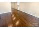 Bright living room featuring hardwood floors and an open floor plan at 1913 Herrin Ave, Charlotte, NC 28205