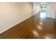 Hardwood floors and lots of natural light in this living room at 1913 Herrin Ave, Charlotte, NC 28205