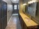 Primary bathroom with double vanity and walk-in shower at 210 Harbour Place Dr, Davidson, NC 28036