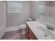 Clean bathroom with tub, toilet, and vanity at 3921 Sky Dr, Charlotte, NC 28226
