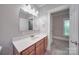 Bright bathroom with vanity, sink, and toilet at 3921 Sky Dr, Charlotte, NC 28226