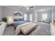 Spacious bedroom with plush carpet and neutral walls at 3921 Sky Dr, Charlotte, NC 28226