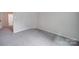 Neat bedroom with grey carpet and access to bathroom at 6232 Hickory Cove Ln, Charlotte, NC 28269