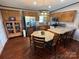 Modern kitchen with stainless steel appliances and granite countertops at 231 Badin View Rd, New London, NC 28127