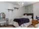 Bedroom with a double bed and decorative wall at 127 Tranquil Ct # 18A, Locust, NC 28097